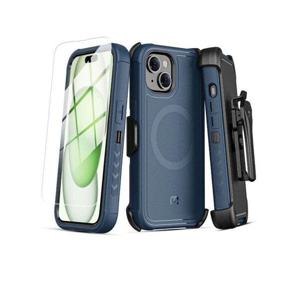 NWT Mybat Pro Antimicrobial Maverick Series W/ Magsafe Case with Holster and Tem - Picture 2 of 3